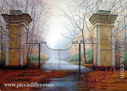 Morning Mist painting - Alexei Butirskiy Morning Mist art painting